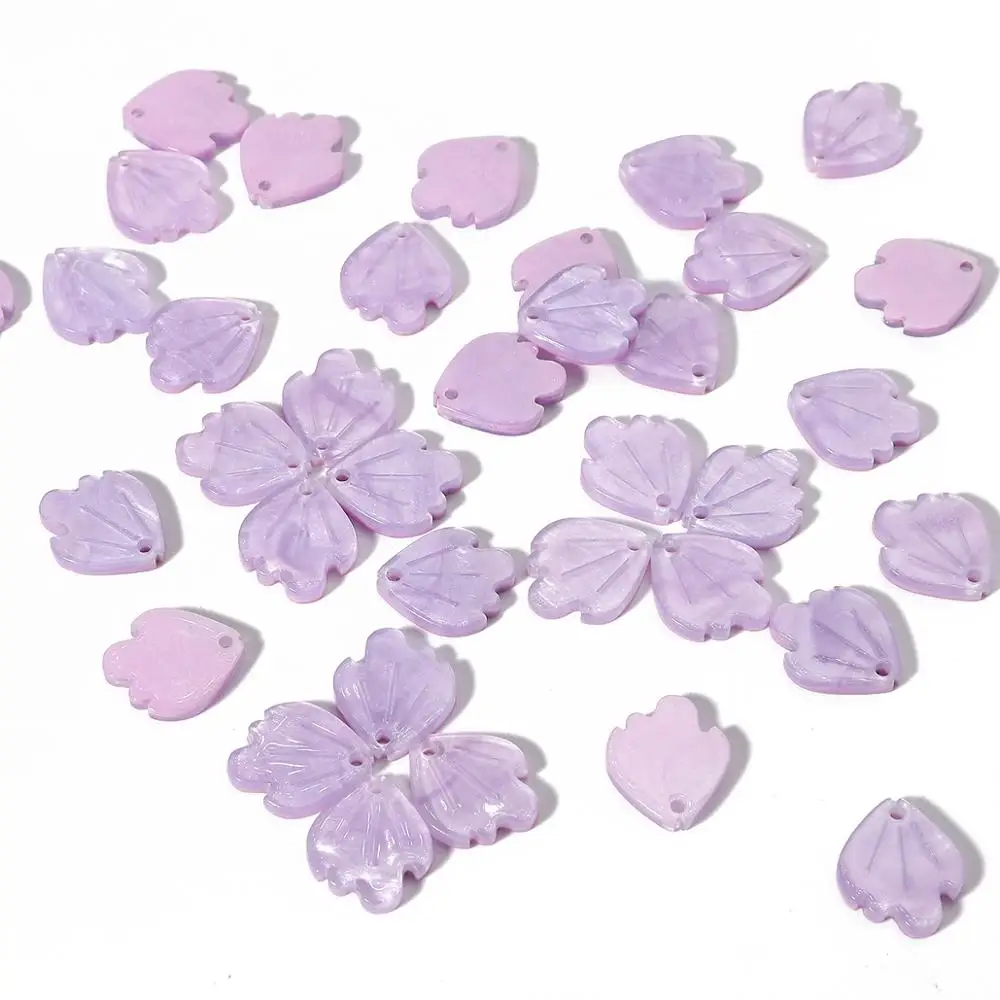 10 шт. акриловые бусины в виде лепестков пиона | Украшения и аксессуары