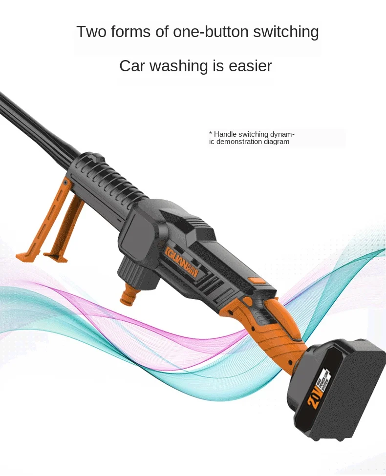 Профессиональный беспроводной автомобильный мойщик высокого давления 12-20 в