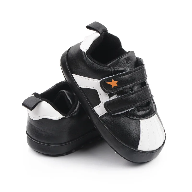 Туфли для новорожденных мальчиков и девочек 1 год повседневные лоферы кожа