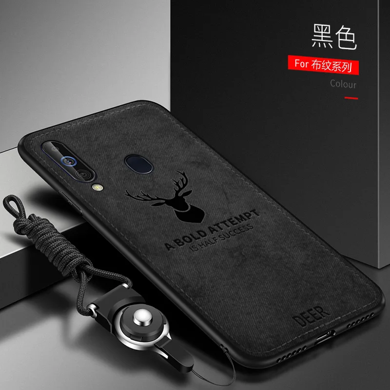 Для OPPO Realme X2 XT чехол Роскошный мягкий силикон + жесткая ткань олень тонкий