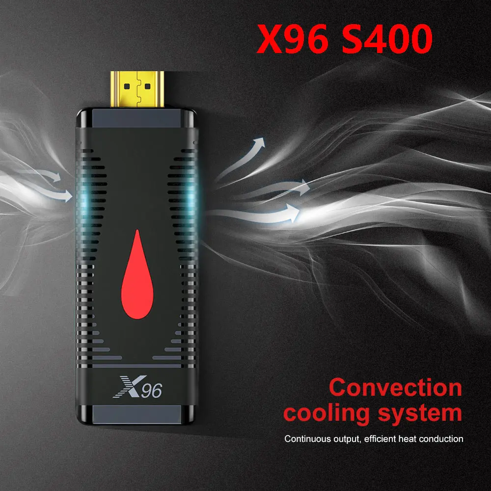 Android 10 0 смарт ТВ коробка X96 S400 4K Allwinner H313 4 ядра 2 4G Wi Fi Декодер каналов кабельного