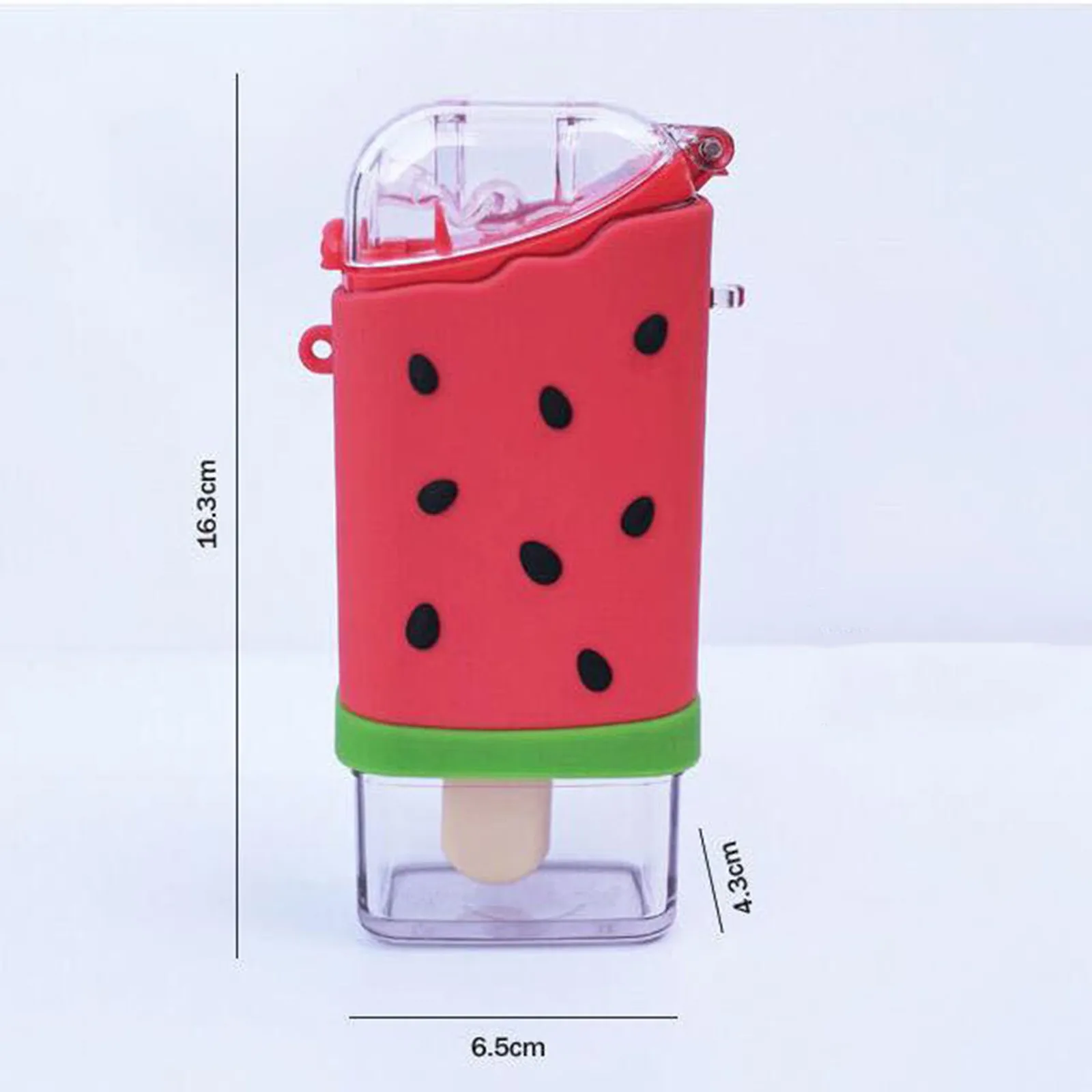 Мультяшная Милая бутылка для воды мороженого летняя креативная квадратная чашка