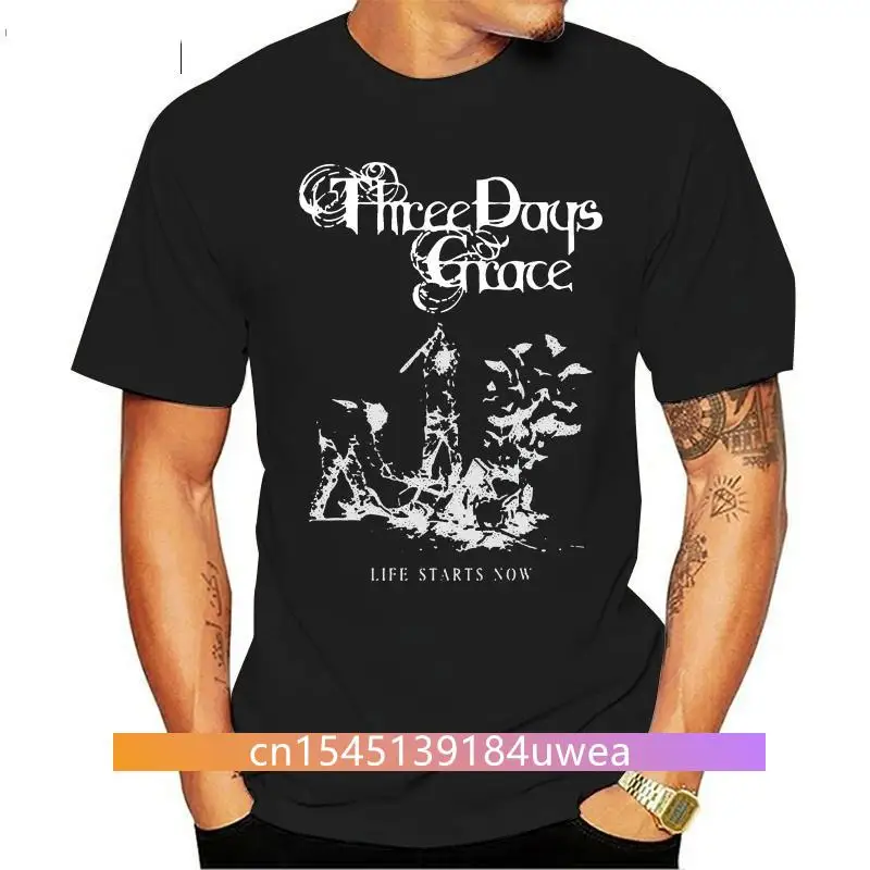 

Three Days Grace Life Starts Now Logo Women's T-Shirt Clothing Fashion Harajuku T Shirt Fashion Short Sleeve Top Tee
