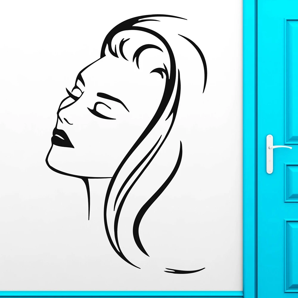 

Виниловые наклейки на стену в стиле парикмахерской, W361