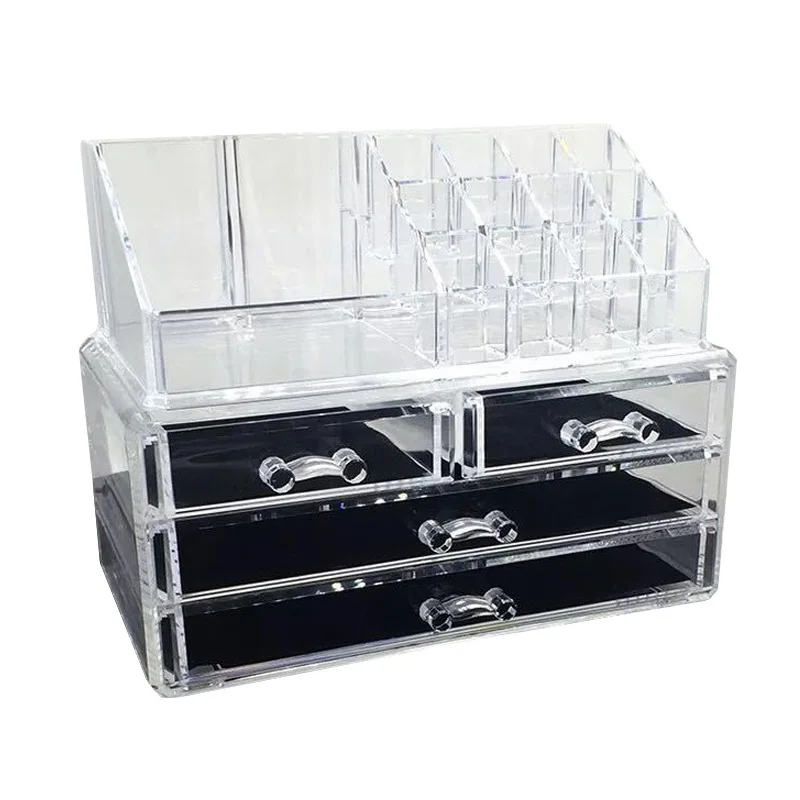 Макияж косметический Органайзер губная помада тени для век кисти в одном месте