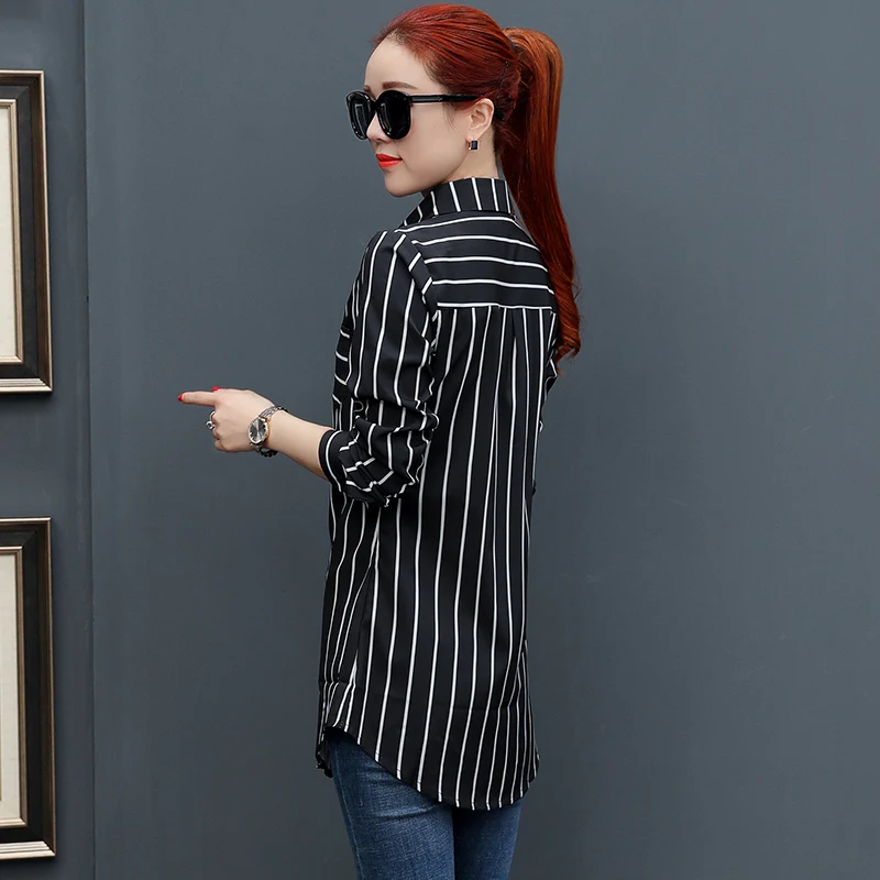 Рисунок 6 - Женская свободная рубашка в Вертикальную Полоску