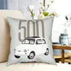 Удивительные Fiat 500 Подушка Чехол с принтом домашняя мягкая подушка DIY чехол для Fiat 500 Fiat500 Fiat 500 F Fiat 500 L супер Марио и Луиджи Fiat