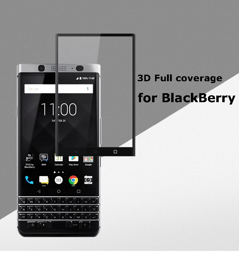 3D закаленное стекло для BlackBerry Keyone 9H защитная пленка Взрывозащищенная ЖК-экрана