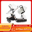 Коляска для новорожденных 3 в 1, детская коляска, детская коляска из экокожи, детское автокресло, корзина, колыбель, коляска, детские коляски