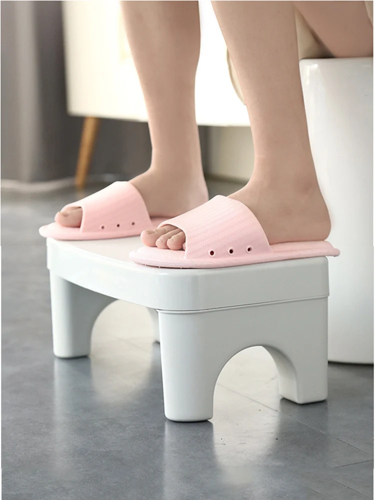 

U-Shapped Squatting Toilet Stool Thickened Non-Slip Bathroom Footstool Assistant Foot Seat Relieves Constipation Piles