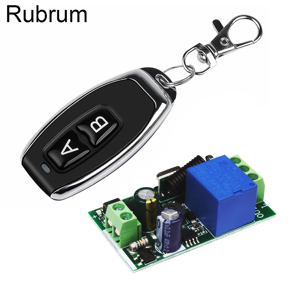 ГиЬгит 433 МГц Универсальный Беспроводной пульт дистанционного управления переменного тока 110V 220V 1CH RF реле и передатчик пульта дистанционно...