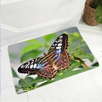 butterfly 3d print entrance doormats cartoon area rug dropshipping flannel mat bathroom kitchen mats custom carpet