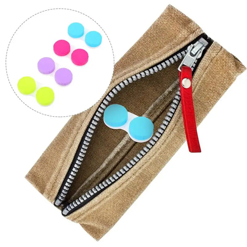 

30Pcs Travel Eye Lens Case Leakproof Portable Storage Container Travel Cases Box Holder Eye Lens Storage Cases (Mixed Color)