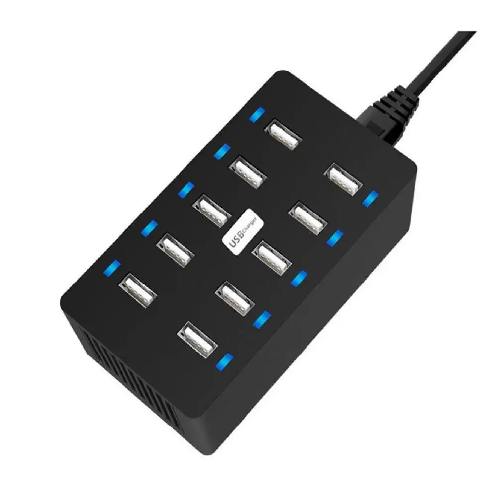 Зарядное устройство acekool для путешествий с 10 портами usb-устройства зарядки