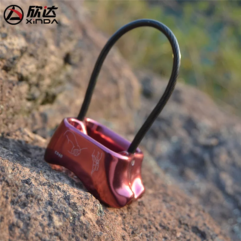 

High-rise Descent Device, Climbing Equipment Outdoor High-altitude Descent Device, Downhill Cable Descent Device, ATC Protector