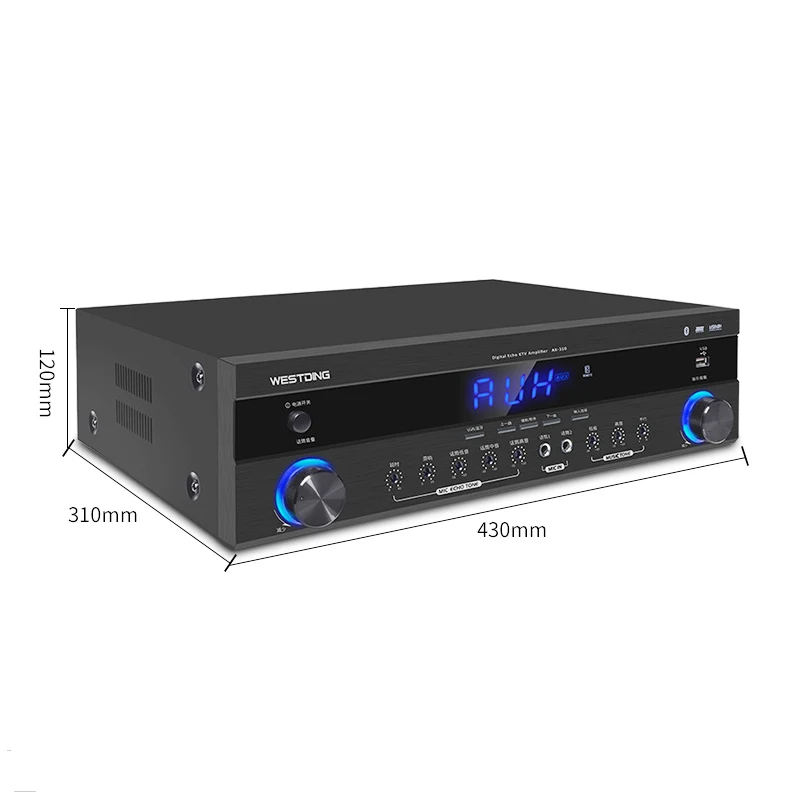 KYYSLB 220 В 800 Вт высокой мощности 4,0 Bluetooth усилитель AK-310 дома KTV Аудио карты пакет динамик караоке усилитель с USB