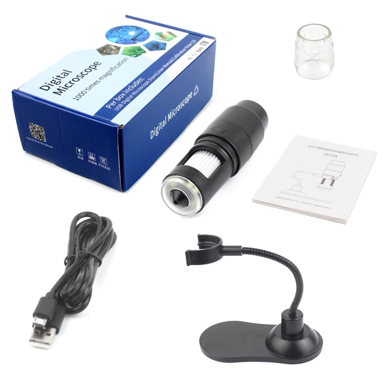 Беспроводной USB цифровой микроскоп электронный камера эндоскоп лупа 1000X
