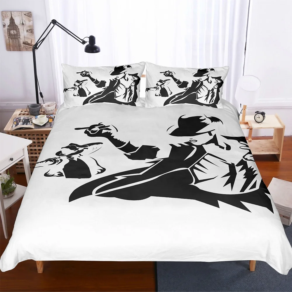 Известный Майкл Джексон Комплект постельного белья микрофибра пододеяльник