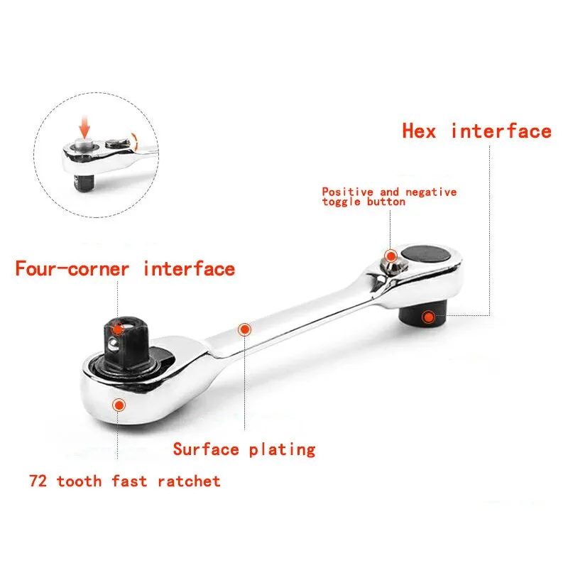 

1 Piece Mini Ratchet Wrench, Bit Handle, Bit Screwdriver, Small Flying Socket Wrench, Bit Screwdriver, Screwdriver Tool
