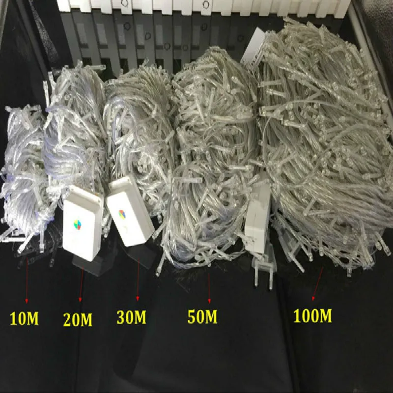 Водонепроницаемая уличная светодиодная гирлянда для дома 10 м 20 30 50 100