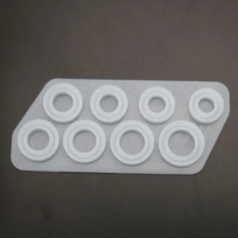 

8Pcs Assorted Sizes Ring Silicone Mold Jewelry Resin Casting Mold US Size 5-12