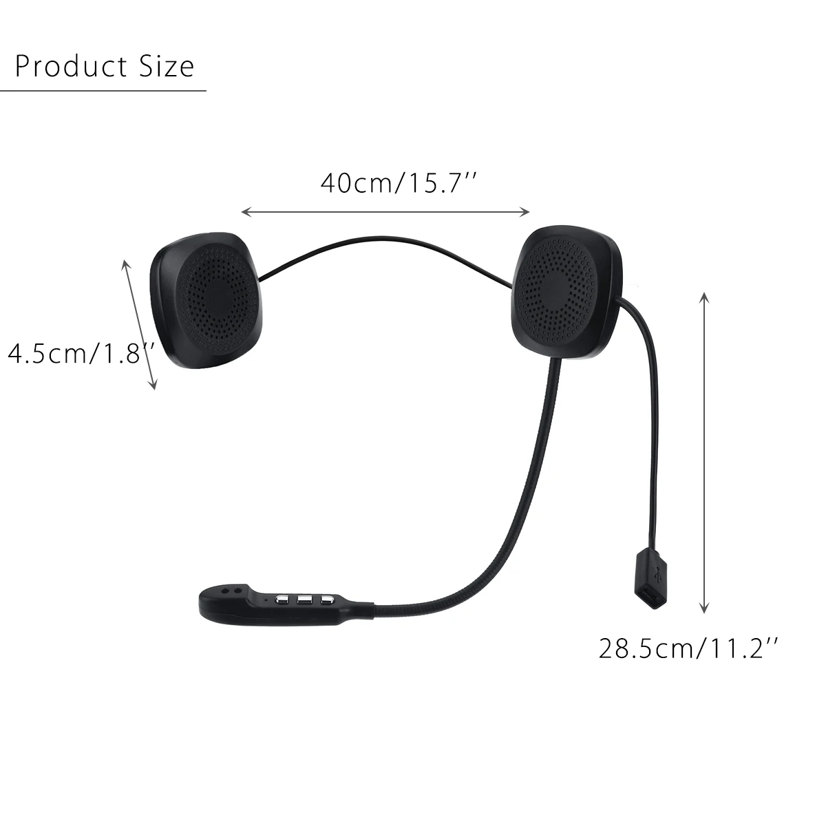 50 м водонепроницаемый Мото bluetooth беспроводной анти-помехи шлем гарнитура Hands Free bluetooth V4.2 домофон для мотоцикла
