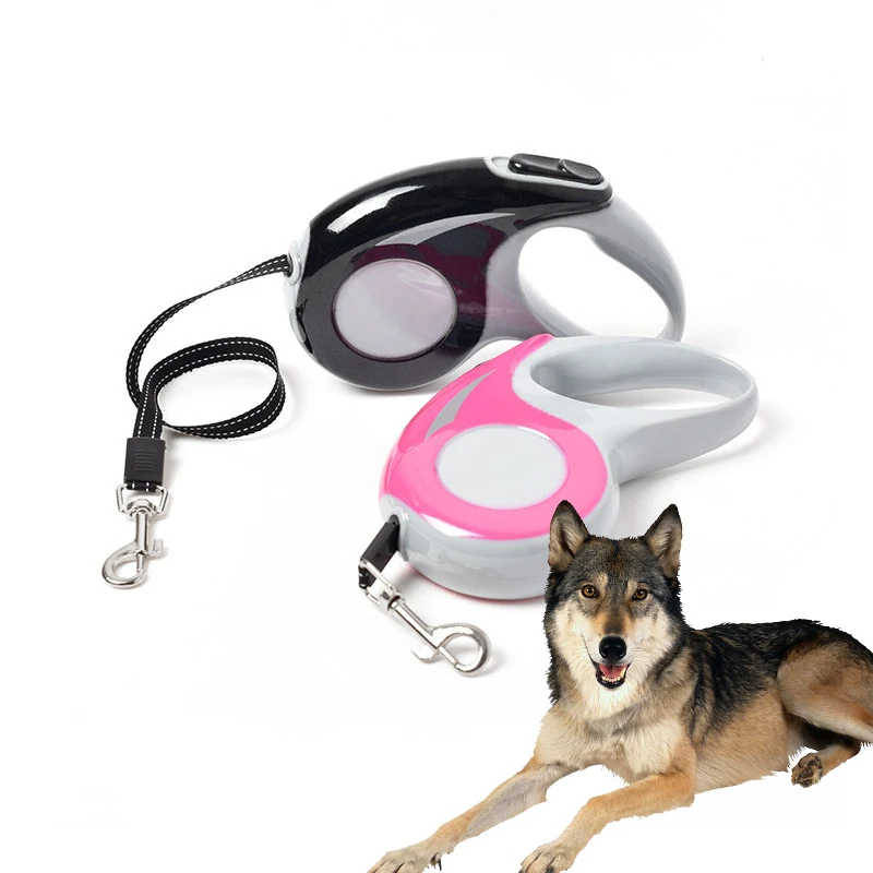 

Нейлоновый Поводок для собак, автоматическая выдвижная рулетка для дрессировки, для маленьких, средних и больших собак