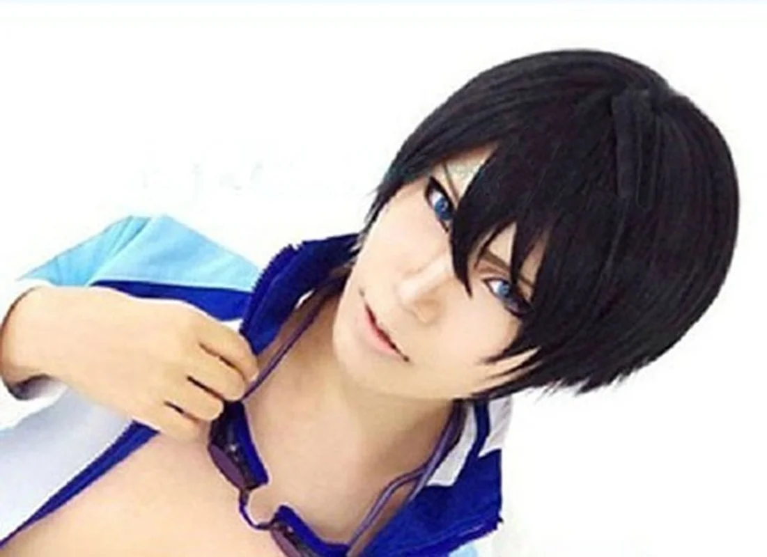 Парик для косплея в классическом стиле мужчин свободные короткие термостойкие