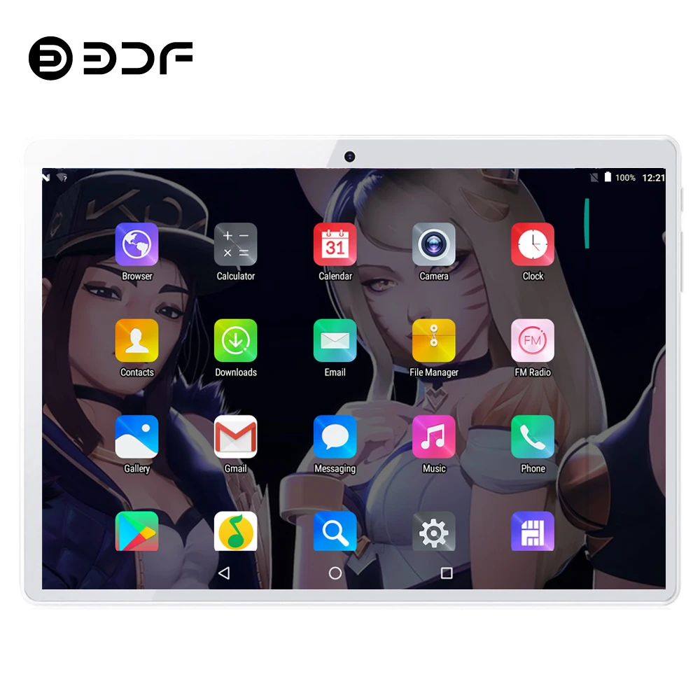 BDF Топ планшет 10 дюймов планшетный ПК Android 7,0 Восьмиядерный 4 ГБ/64 Гб ips 4G Телефонный звонок планшет WiFi планшет на Android c Bluetooth 10,1