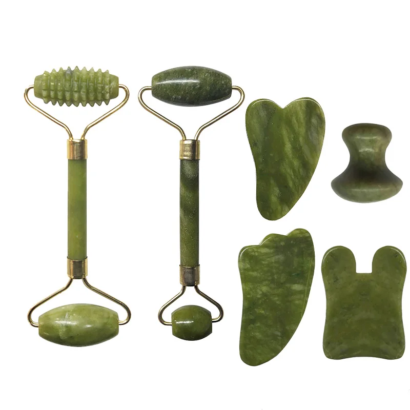 Скребок для гуаши Нефритовый ролик и искусственный инструмент облегчает