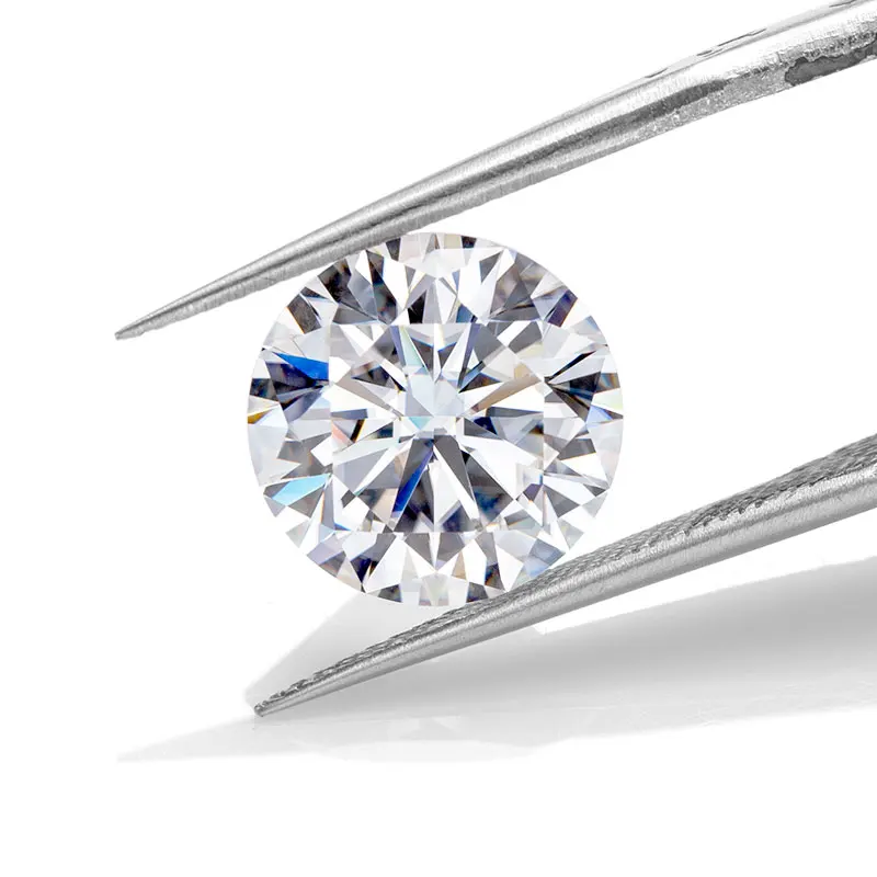 

Super White 10mm 4ct Round Loose Moissanite Diamond For rings making