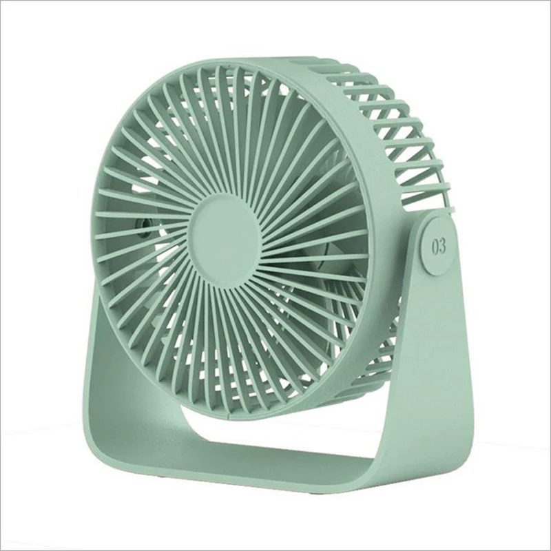 

USB Small Desk Fan - 6 Inch Portable Fans with 3 Speeds Strong Airflow, Quiet Operation and 360°Rotate, Personal Table Fan