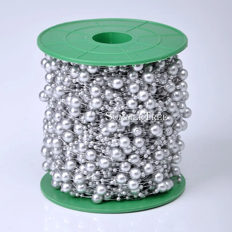 

Свадебная гирлянда из пластиковых бусин