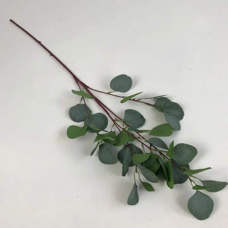 

Silk Leaf Eucalyptus Artificial green Leaves For Wedding Decoration DIY Wreath Gift Scrapbooking Craft Apple Plants Fake Flower