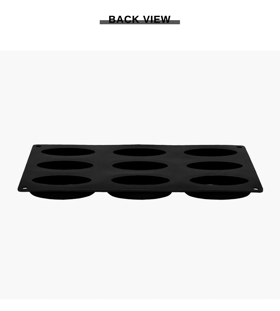 SILIKOLOVE DIY 9 силиконовые полости Мыло Форма для изготовления мыла 3D овальное мыло ручной работы Формы Ремесло
