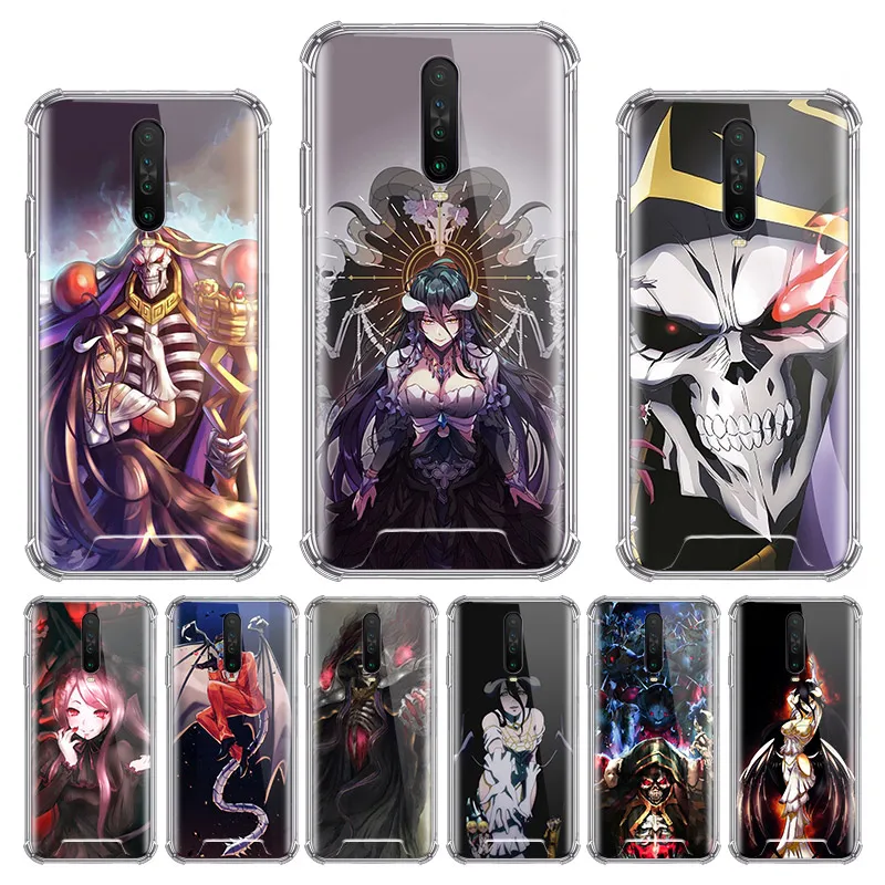 Чехол Overlord с аниме рисунком для Xiaomi Redmi Note 8T 9 Pro Max 8 9S 7 6 7A 6A K20 K30 Zoom подушка