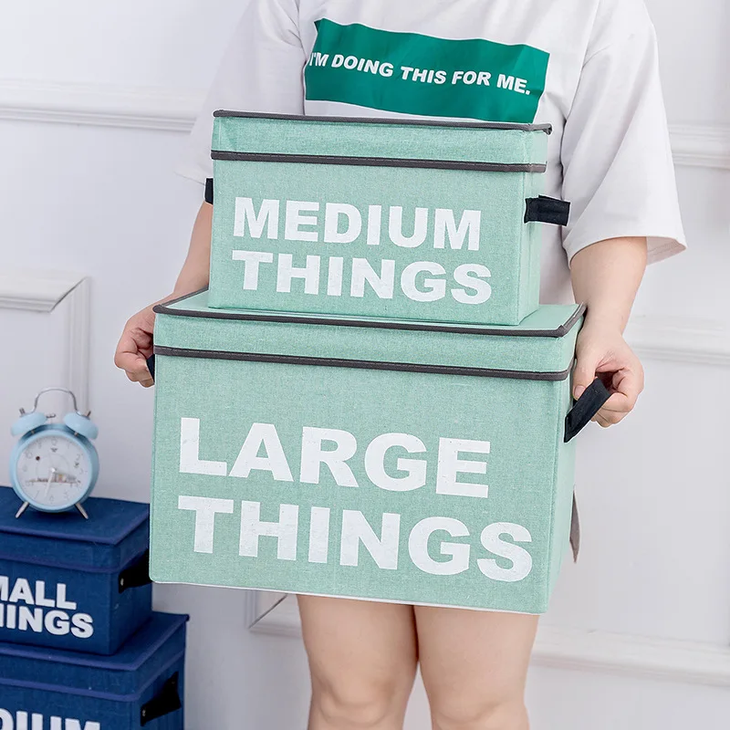 К ткани одежде с помощью ящик для хранения контейнеры крышкой складная корзина