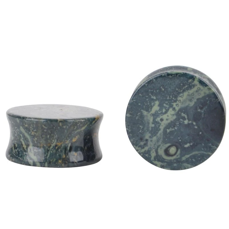 Полудрагоценный полудрагоценный камень с зелеными глазами 5 25 мм 1 пара заглушка