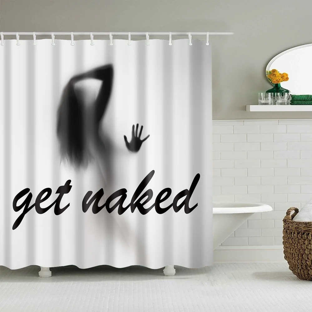 Соблазнительная девушка тень душ Шторы телесного цвета Лидер продаж Элегантные