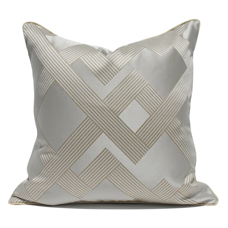 Современный Стиль Чехлы серебристо-серый домашнего декора диван подушками чехол