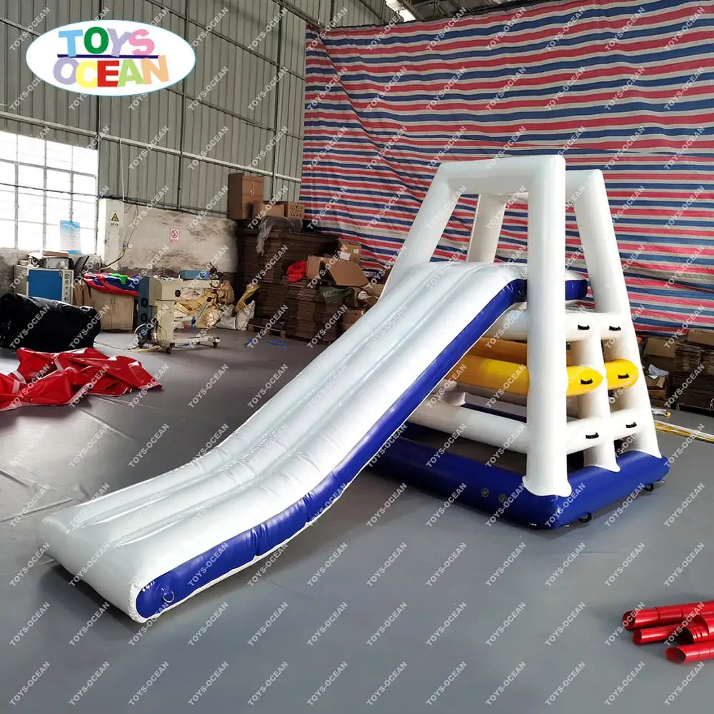 Надувная плавающая водная горка с башней для игр на воде | Игрушки и хобби