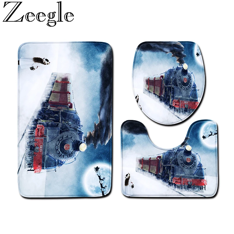 Набор ковриков для ванной в европейском стиле нескользящий коврик комнаты из