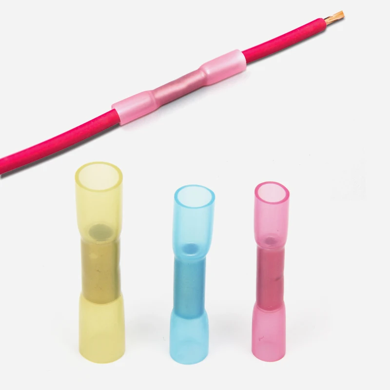 Waterproof Heat Shrink Butt Connectors Electrical Wire Splice Cable Crimp Terminals AWG 22-10 Kit 200/120/100pcs | Обустройство дома