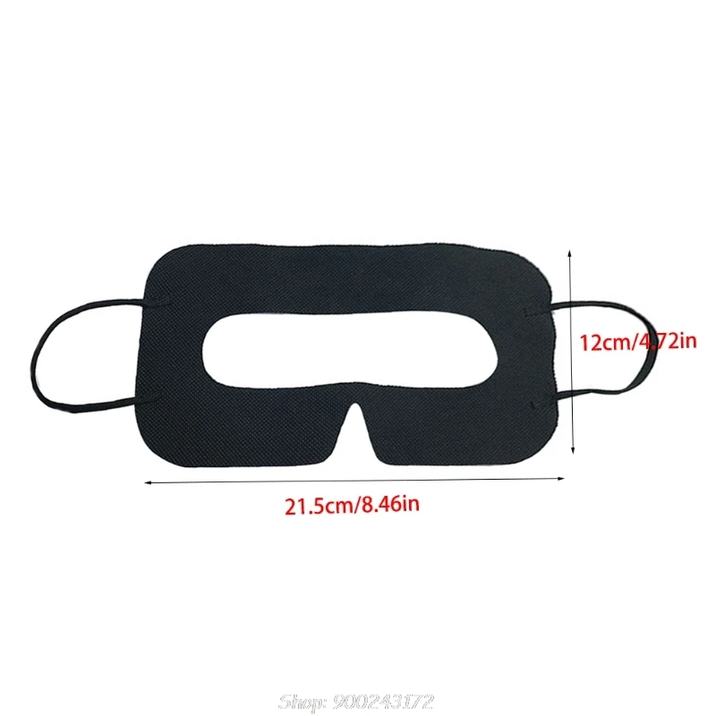 Маска-вкладыш виртуальной реальности черная одноразовая для очков Vive Oculus- Rift 100