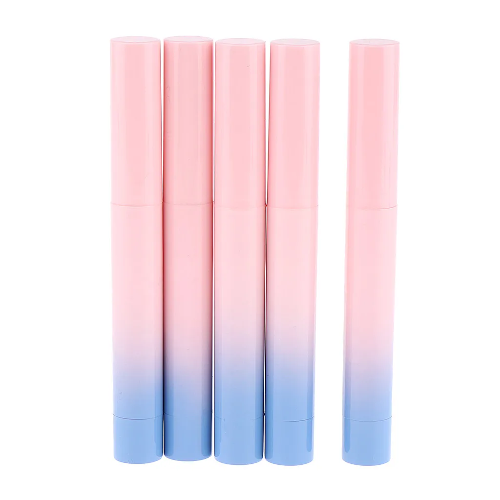 

5 Pcs Lip Balm Tubes Empty Lipstick Containers DIY Cosmetic Makeup Tube Set