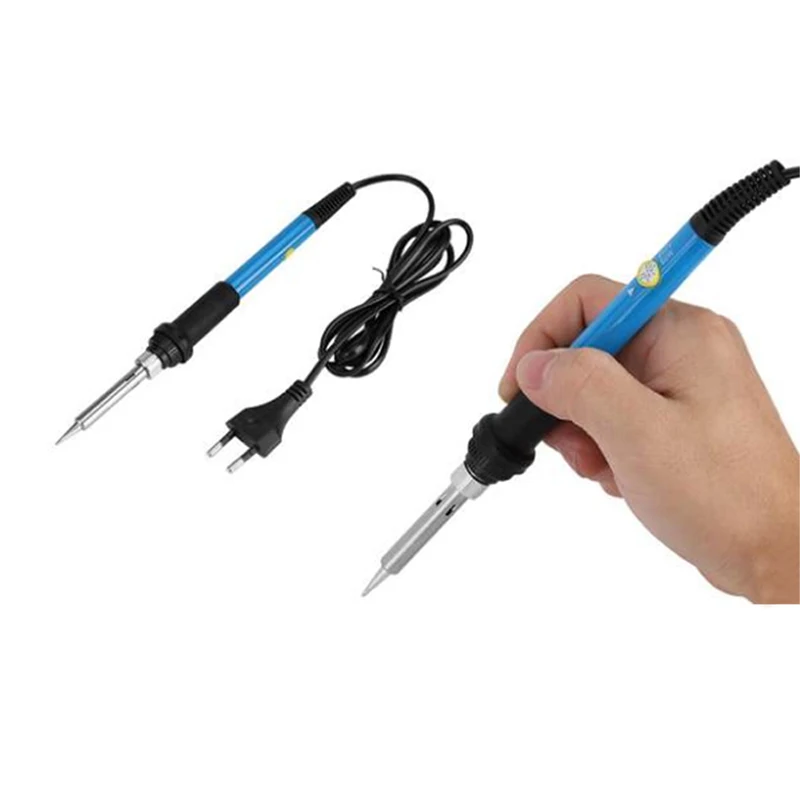 60 Вт Электрический паяльник с регулируемой температурой мини ручка карандаш