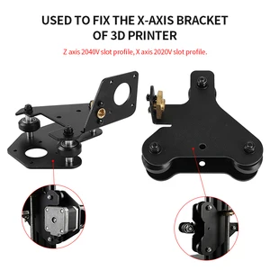 3d printer parts x axis motor mount bracket right left x axis frontback motor mount plate with wheels for cr 10 ender 3 s4s5 free global shipping