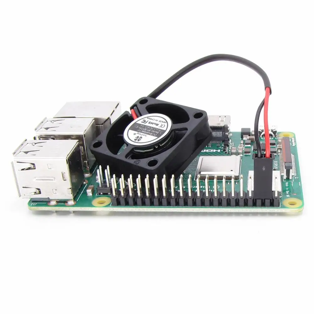 DC 5 В 3010 вентилятор охлаждения для Raspberry PI 3 Model B кулер вентилятор радиатора для Raspberry PI 2 Модель B и Модель B