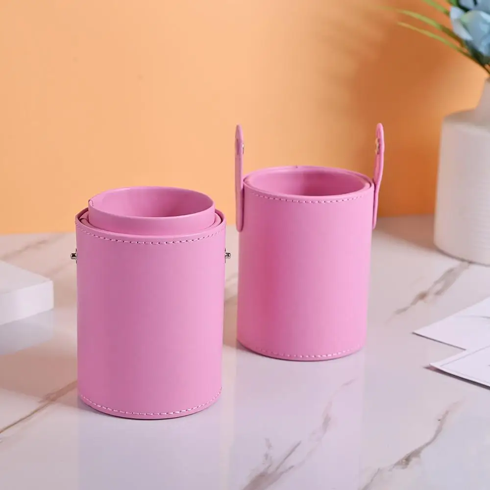 Портативные дорожные кисти для макияжа Круглый держатель ручки косметический