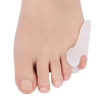 2pcs silicone little toe separator hallux valgus correction relieve bunion pain toe orthopedic protector foot care pedicure pad
